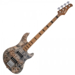 Cort elektromos basszusgitár deluxe félkemény tokkal, nyílt pórusú szürke