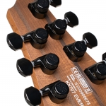 Cort elektromos gitár tokkal, Evertune, héthúros nyílt pórusú fekete