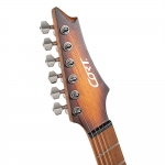 Cort elektromos gitár Fishman elektronikával tokkal, nyílt pórusú vintage burst