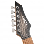 Cort elektromos gitár Fishman elektronikával tokkal, nyílt pórusú fekete burst