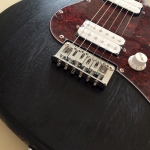 Cort elektromos gitár, Powersound HH hangszedővel, open pore fekete