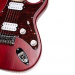 Cort elektromos gitár, Powersound HH hangszedővel, nyílt pórusú vörös