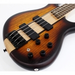 Cort elektromos basszusgitár, Markbass Preamp, open pore tobacco burst