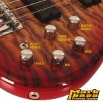 Cort el.basszusgitár 5 húros, Aktív, cseresznye sunburst