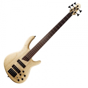 Cort el.basszusgitár, 5 húros, natúr