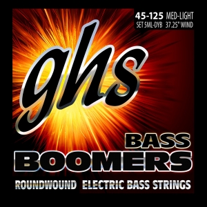 GHS el.basszushúr 5 húros - Boomers, Medium Light 45-126