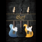 Cort elektromos gitár, Classic TC, kék