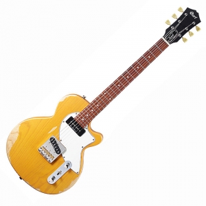 Cort elektromos gitár, koptatott sárga