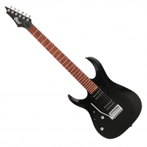 Cort elektromos gitár, balkezes, fekete