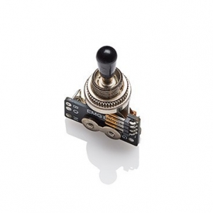 Három állású kapcsoló 3 Way Black Solderless Toggle B289