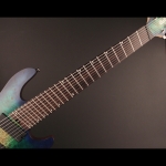 Cort elektromos gitár, 8 húros, Multi Scale, kék burst
