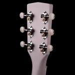 Cort akusztikus Lady-gitár elektronikával, puhatokkal, pasztell rózsaszín