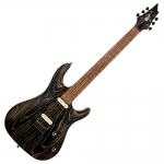 Cort elektromos gitár EMG hangszedővel, homokfúvott arany-fekete