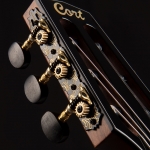 Cort klasszikus gitár Fishman elektronikával, félkemény tokkal, All solid, natúr