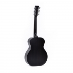 Sigma 12 húros akusztikus gitár elektronikával, fekete burst