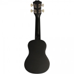 Arrow szoprán ukulele, fekete, tokkal