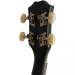 Arrow szoprán ukulele, fekete, tokkal