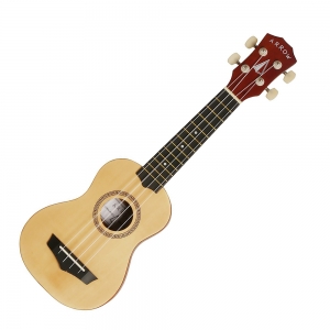Arrow szoprán ukulele, világos natúr, tokkal