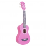 Arrow szoprán ukulele, rózsaszín, tokkal