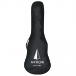 Arrow koncert ukulele, sötét natúr, tokkal