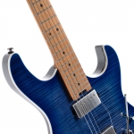 Cort elektromos gitár, éger test, kék burst
