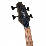 Cort elektromos basszusgitár, fretless, Bartolini Preamp, fekete