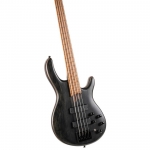 Cort elektromos basszusgitár, fretless, Bartolini Preamp, fekete