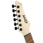 Cort elektromos gitár, multi-scale, tokkal, Military Beige - 2025 február után