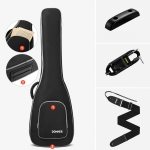 Donner elektromos jazz basszusgitár, fehér