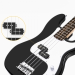 Donner elektromos basszusgitár, fekete