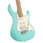 Cort elektromos gitár, Powersound hangszedővel, tengerzöld