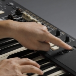 Hammond M-solo orgona, fekete