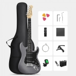 Donner elektromos gitár szett erősítővel, fekete