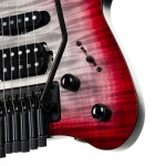 Cort elektromos gitár, fej nélküli, Semi Gloss Lava