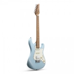 Donner elektromos gitár, ST forma, metálkék