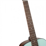 Cort akusztikus mini gitár, mentazöld, tokkal