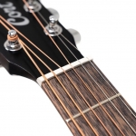 Cort akusztikus mini gitár, elefántcsont színű, tokkal - elérhető 2026 júliusa után