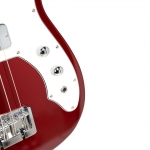 Cort Retro elektromos basszusgitár, piros - elérhető 2026 szeptembere után