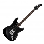Donner Seeker Deluxe elektromos gitár szett erősítővel, fekete