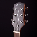 Magneto Velvet Deluxe elektromos gitár, kamrás test, Metallic Green Silk - BEVEZETŐ ÁR!