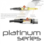 Bespeco Platinum pipa+egyenes jack, 6m-es kábel