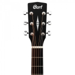 Cort akusztikus gitár elektronikával, matt fekete