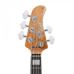 Cort el.basszusgitár, 5 húros, SD PU, natúr