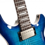 Cort elektromos gitár, kék burst - elérhető 2025 augusztus után